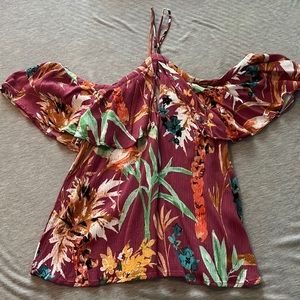 Express size small off shoulder blouse